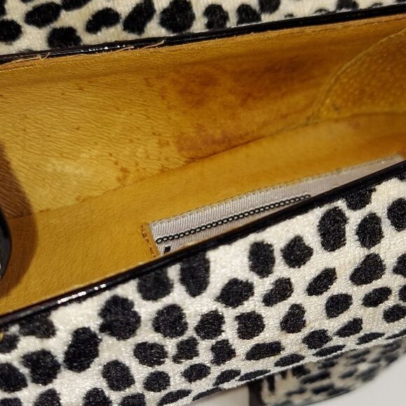 Vintage Doll Factory Animal Print Heeled Loafer 8 - Picture 11 of 12